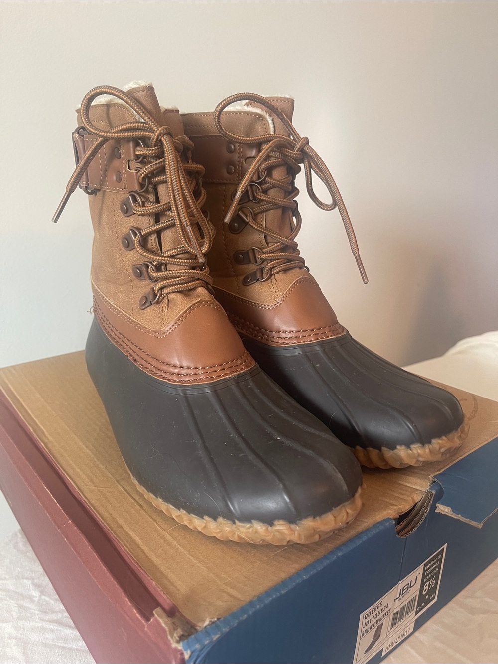 JBU by Jambu Brown Duck Boots - Women's 8.5
